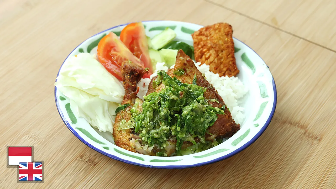 Ayam Penyet Cabe Ijo